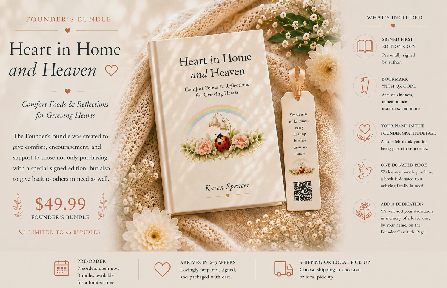 Heart in Home and Heaven - Founder's Bundle - Signed First Edition